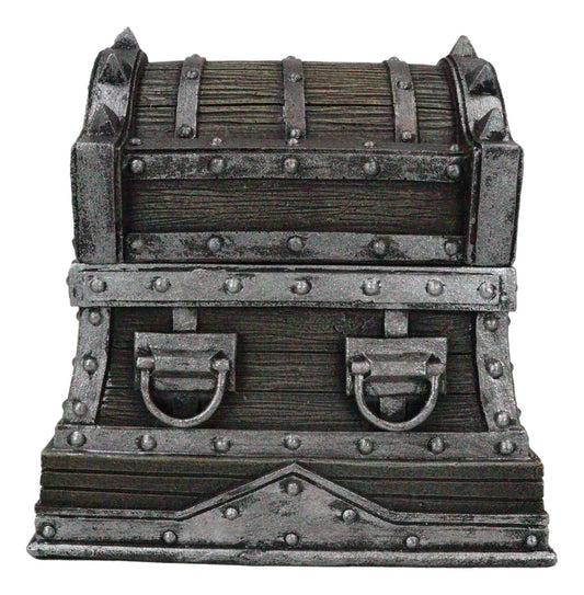 Nautical Caribbean Pirate Davy Jones Spiked Treasure Chest Small Decorative Box