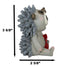 Ebros Larger Furry Bones Pygmy Hedgehog Skeleton Monster Sit Up Ornament Figurine 3.75"Tall