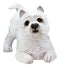 Ebros Large Lifelike West Highland Terrier White Westie Dog Statue 13.75"Long