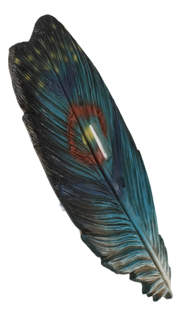 Pack of 2 Southwestern Indian Dreamcatcher Feathers Single Toggle Switch Plates