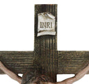 Passion of Jesus Christ Death at Calvary Crucifix Catholic INRI Wall Cross Decor