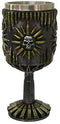 Bullets Skull Face Collectible Resin Drinkable Goblet Stainless Steel Inner