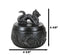 Oriental Dragon King Spirit Rune Flying Serpent Silver Decorative Jewelry Box