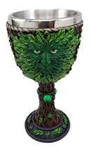 Ebros Large Celtic Tree Spirit Man Greenman Wine Goblet 8oz Cup