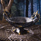 Ebros Double Dragons Decorative Jewelry Potpourri Fruits Bowl Figurine 12"W