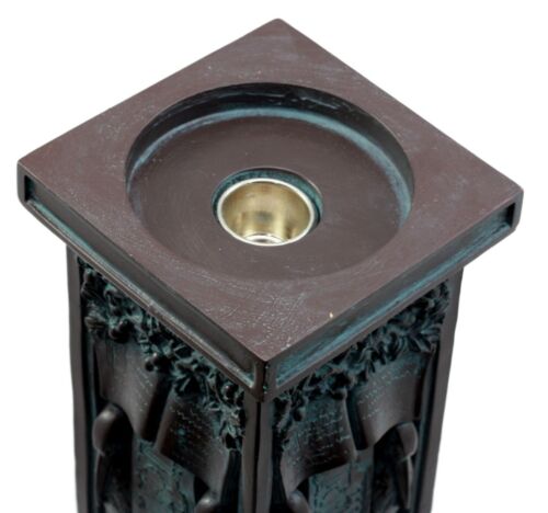 Ebros Gift Frank Lloyd Wright FLW Stork Panel Candle Holder Pillar Figurine 7.75"H Wright's Oak Park Studio Loggia Columns