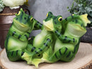 Ebros Whimsical Funny See Hear and Speak No Evil Trio Amphibian Frogs Figurine
