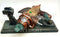 Ebros 12 Inch Steampunk Themed Hand Gun with Stand Statue Figurine