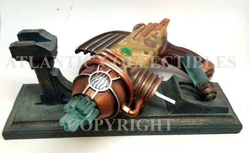 Ebros 12 Inch Steampunk Themed Hand Gun with Stand Statue Figurine