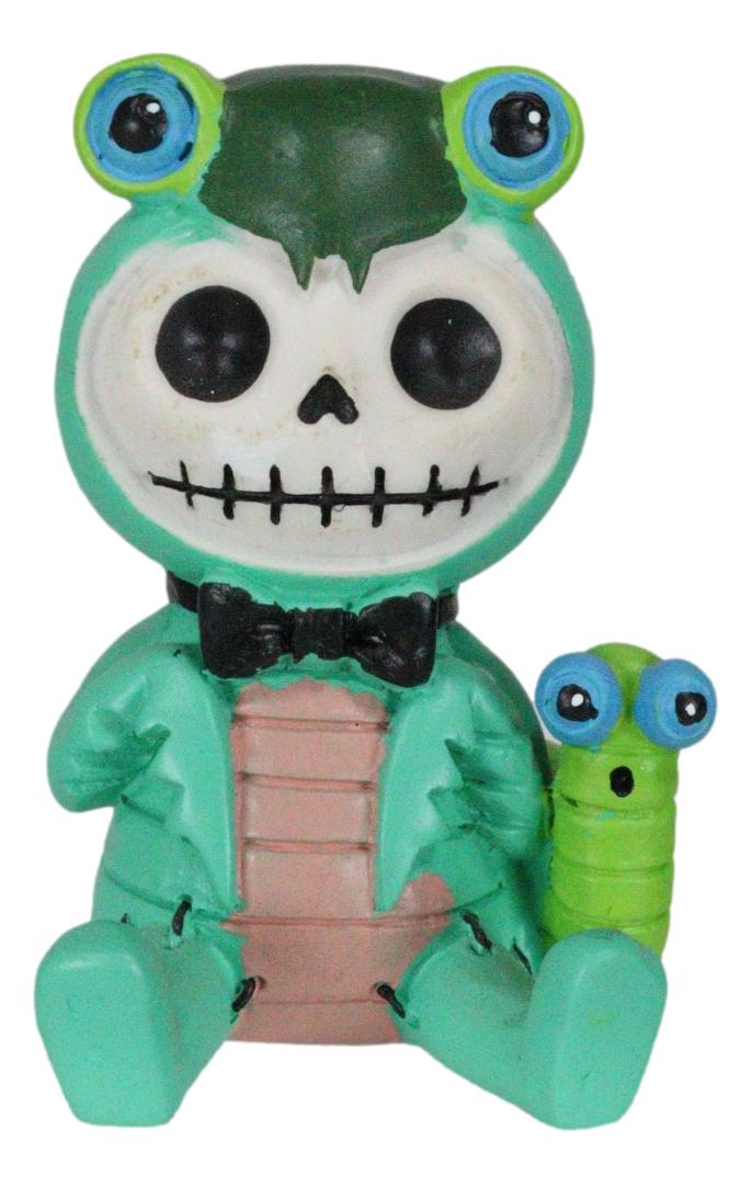Ebros Furrybones Manny The Mantis Hooded Skeleton Monster Collectible Sculpture - Ebros Gift