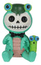 Ebros Furrybones Manny The Mantis Hooded Skeleton Monster Collectible Sculpture