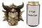 Ebros Smoking Nostrils and Eyes Skeleton Dragon Skull Incense Stick Burner Box
