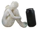 Ebros Nautical Goddess Mermaid Maiden Resting Decorative Crushed Glass Art Figurine 7.75"H