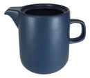 Blue Porcelain Coffee Maker Carafe Pot With Pour Over Dripper Filter Cup Set