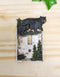 Ebros Set of 2 Rustic Pine Trees Black Mother Bear & Cub Wall Light Cover Plate