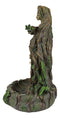 Forest Celtic Greenman Tree Woman Gaia Ent Backflow Incense Cone Burner Decor