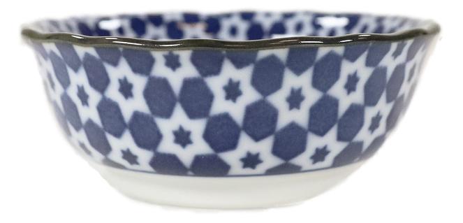 Ebros Made In Japan Multi Pattern Ceramic Sauce Appetizer Dipping Bowl Set Serves 4