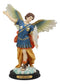 Ebros Archangel Saint Gabriel Statue 11.75"Tall Messenger With Brass Name Plate