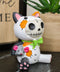 Ebros Furrybones Stitched Doll Calico Cat Skeleton Figurine 3"H Cat Mao Mao