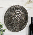 Mexica Aztec Maya Solar Sun Xiuhpohualli & Tonalpohualli Wall Calendar Plaque