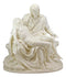 Large Michelangelo Vatican Catholic Reproduction Of La Pieta Statue 18.25"Tall