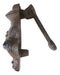 Nautical Cast Iron Farmhouse Rustic Fat Belly Frog Toad Door Knocker Sculpture
