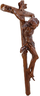 Ebros Large 19.75" High INRI Jesus Christ Cross Wall Hanging Crucifix Crosses