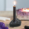 Ebros Set Of 2 Occult Ouija Spirit Board Planchette Heart Candle Stick Holder
