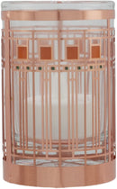 Frank Lloyd Wright Oak Park Home & Studio Art Glass Window Votive Candle Holder