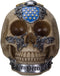 Ebros The Knights of The Round Table Skulls Sir Percival Resin Skull Figurine