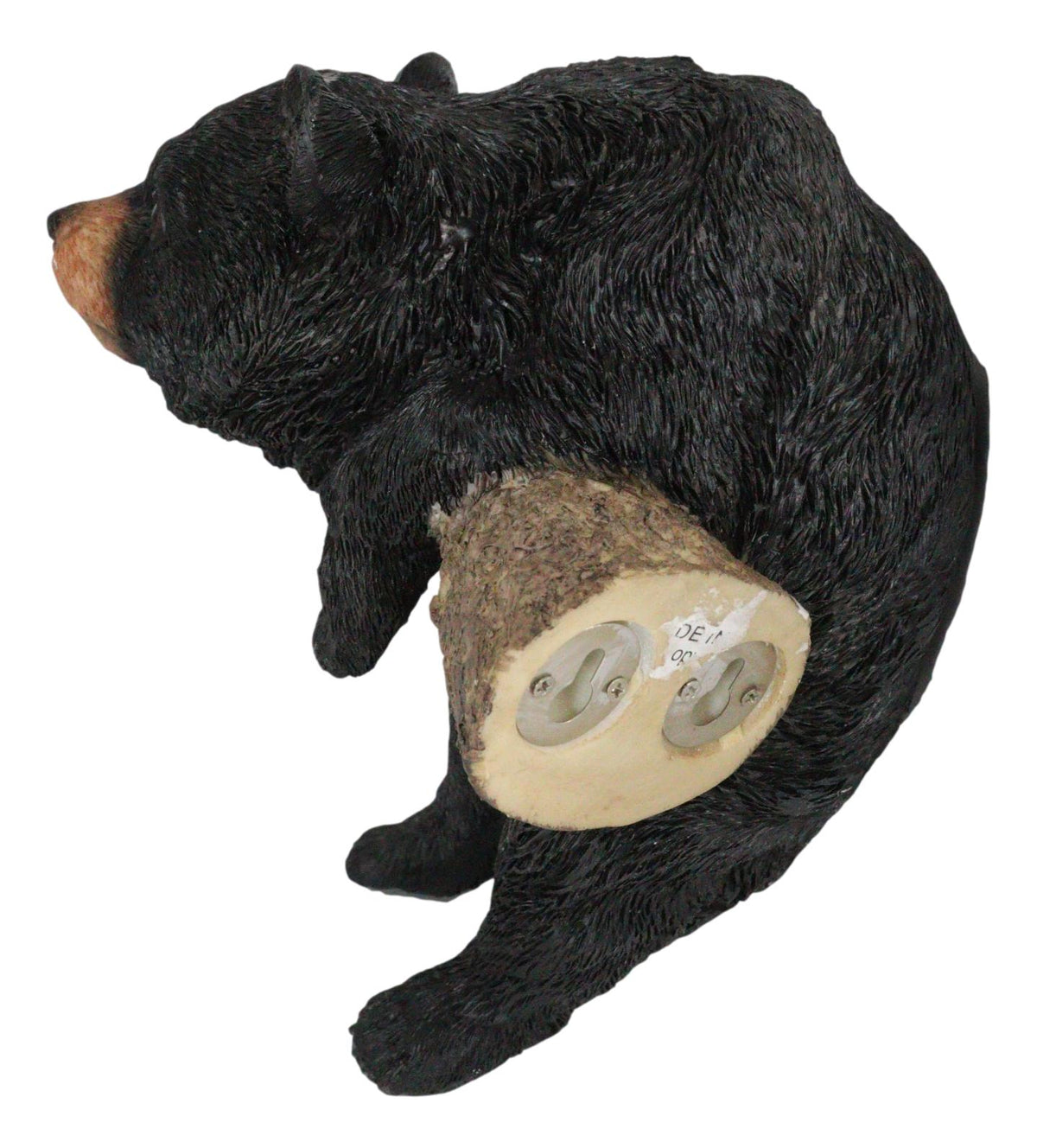 Rustic Western Forest Black Bear Cub Frolic Dangling On Tree Branch Wall Decor
