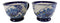 Ebros Pack Of 4 Blue White Hokusai The Great Wave Ceramic 14oz Coffee/Tea Cups Mugs