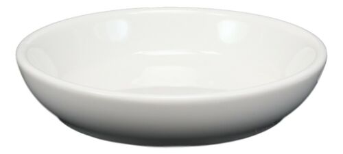 White Porcelain Contemporary Condiments Soy Sauce Dipping Plate or Dish Set 12