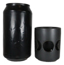 Pack Of 2 Wicca Triple Moon Goddess Black Ceramic Tea Light Votive Candle Holder