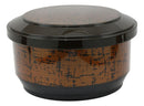 Large Japanese Restaurant Grade Gold Ohitsu Rice Container Serving Bowl & Scoop