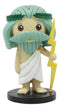 Ebros Greekies Collection Greek Mythology God Zeus Holding Lightning Bolt Statue