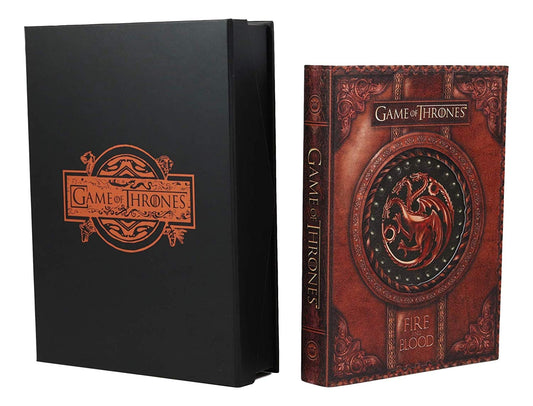 Game of Thrones Targaryen Dragon Sigil Fire and Blood Embossed Journal 5"x7" - Ebros Gift