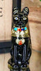 Ancient Egyptian Bastet Cat Goddess Pewter Austrian Crystals Trinket Jewelry Box