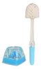 Nautical Marine Blue Dolphins 5 Piece Chic Bathroom Vanity Accessories Gift Set