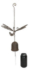 Cast Iron Beautiful Cottage Garden Dragonfly Bell Wind Chime Hanging Mobile