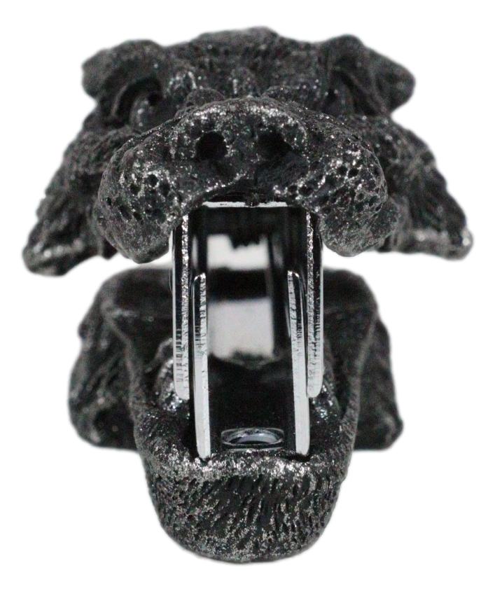 Ebros Gift Werewolf Head Staple Remover 2.75"L Desktop Office Accessory Stationery Essentials Timber Wolf Collectible Figurine