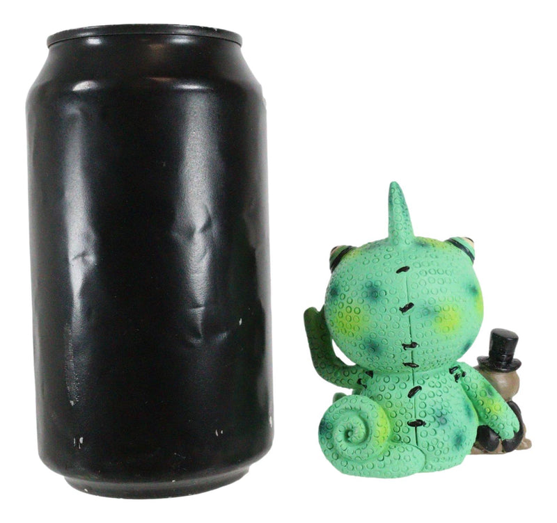 Furrybones Camo The Chameleon With Cricket Figurine 3
