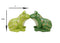 Ribbit Love Green Tree Frogs Toads Kissing Ceramic Salt And Pepper Shakers Set