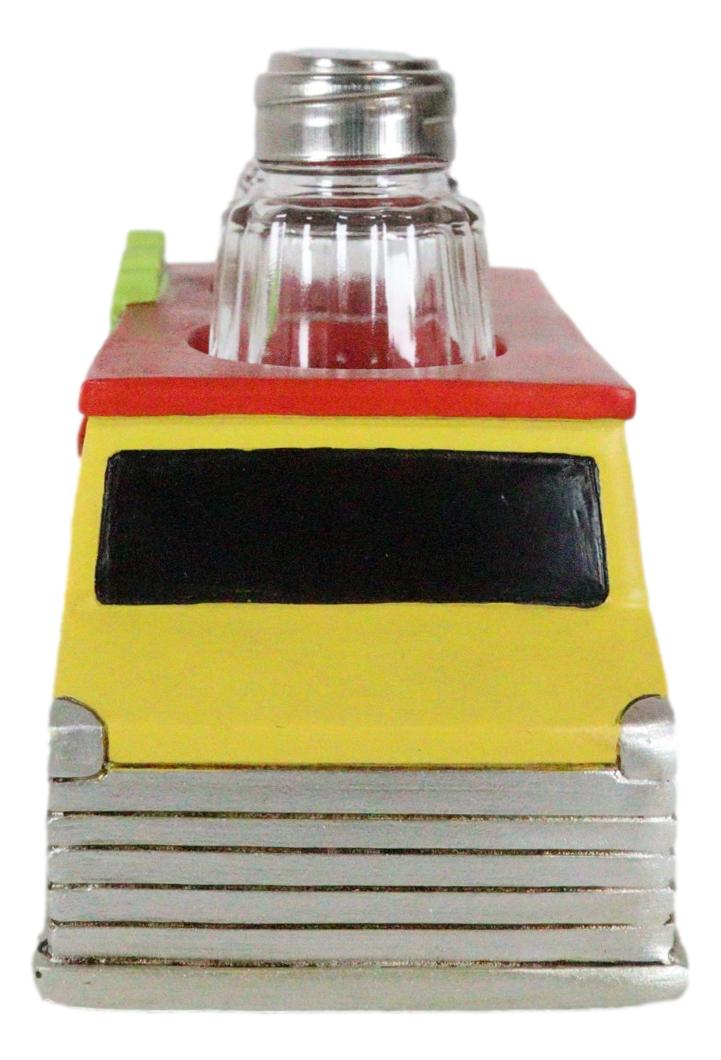 Taste Of Mexico Tex-Mex Fiesta Taco Food Truck Salt And Pepper Shakers Holder - Ebros Gift