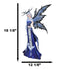 Amy Brown Large Winter Frost Fairy Queen with Crown of Branches Statue Collector
