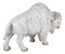 Ebros Gift Native American Sacred White Bison Buffalo Decorative Resin Figurine 8.75" Long