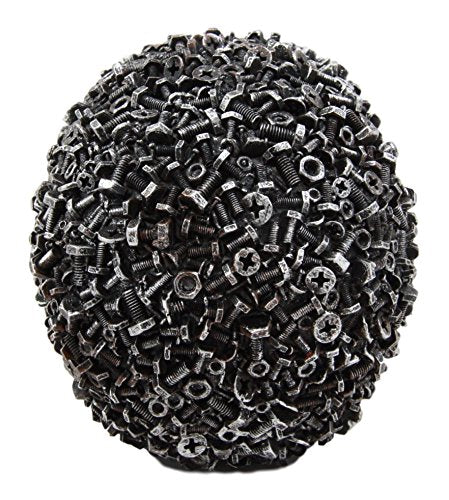 Ebros Junkyard Mechanic Gears Nuts Bolts And Screws Hardware Skull Decorative Figurine