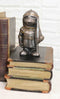Anime Chibi Medieval Knight Suit Of Armor With Jousting Lance Pike Figurine 4"H