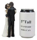 Ebros Love Never Dies Wedding Bride And Groom Skeleton Cake Topper The Eternal Kiss Figurine Decor Statue