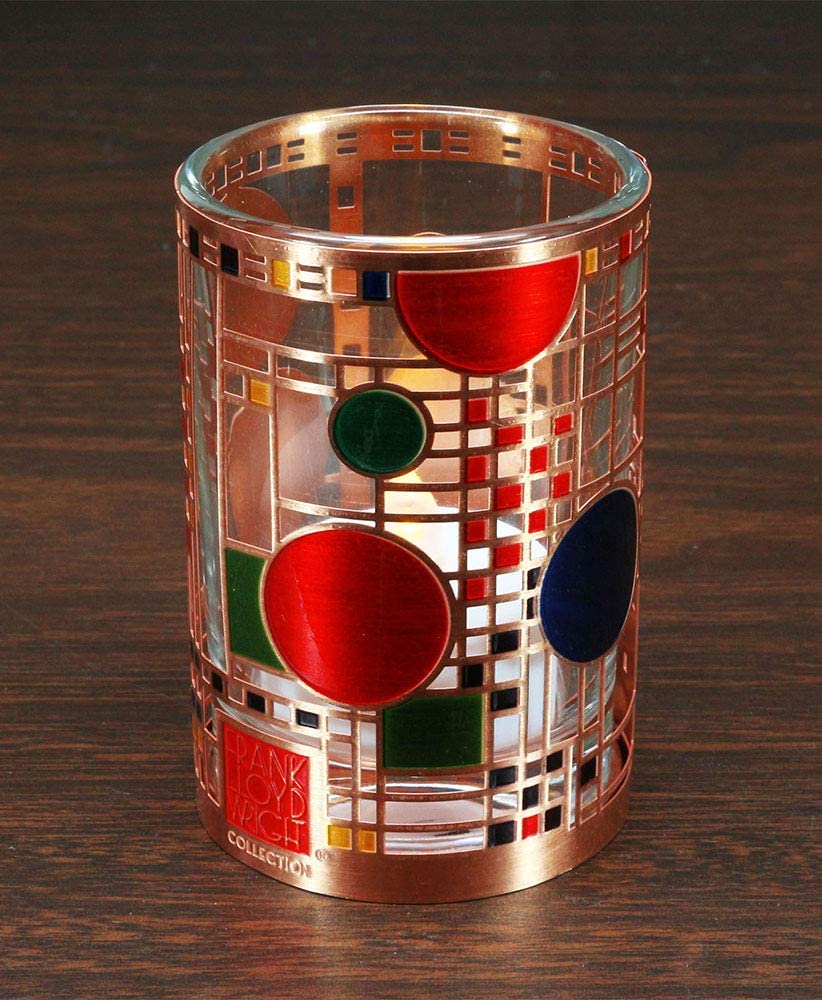 3.5 Inch Frank Lloyd Wright Collection Coonley Playhouse Votive Holder